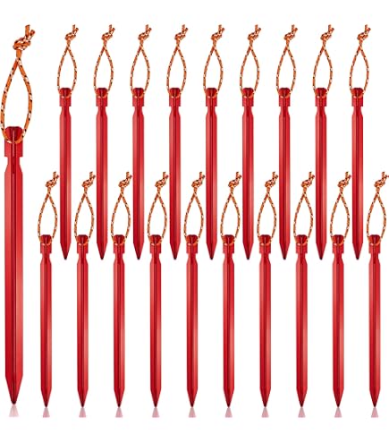 VAUDE Zelt-Heringe, Six Peg, Länge 18 cm (6 Stück), Grau (Packung mit 2) Sport & Freizeit