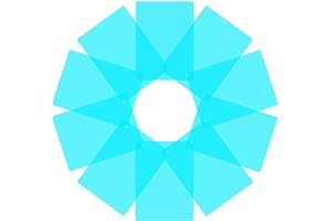 Dyslexia-Friendly Tinted A4 Page Overlays - Aqua (Pack of 10) - by Crossbow Education Dyslexia and Visual Stress Specialists