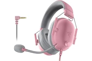 Razer BlackShark V2 X (PlayStation) - Kabelgebundenes E-Sports Headset für PlayStation 5 Konsole (250g, Nierenmikrofon, 50mm Treiber, Passive Geräuschunterdrückung, 3,5mm Klinke) Quartz