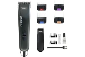 WAHL Animal Clipper Kit Max 60 and Pocket Pro, Cortadora y recortadora para animales, cortadora para perros y gatos, herramientas para el aseo de mascotas, todo tipo de pelajes, baja vibración