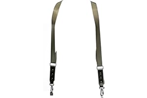 Nice One Tracolla per fotocamera in pelle e tessuto, doppia, Power Easy, Made in Italy