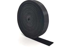 AIRUEEK Fascette cavi Regolabili Lunghezza 10mx20mm larghezza cable management fascette Riutilizzabili tessuti Hook Loop Autoadesivo per disposizione, raggruppamento dei cavi