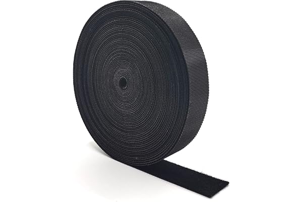 carborreband återförslutningsbart, kardborreband-rulle 10 m x 2 cm bred, kardborreband, kardborreband kabelhantering, kardborreband självhäftande kan skäras till
