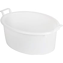 Catino Rotondo Mobil Plastic - Diametro 24 Cm, Bianco - In Polipropilene Per Alimenti, Lavabile In Lavastoviglie - Foto 3