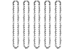 Joycabin 5 stycken sågkedjor 40 cm (16 tum) med 56TG 1,3 mm 3/8 tum LP