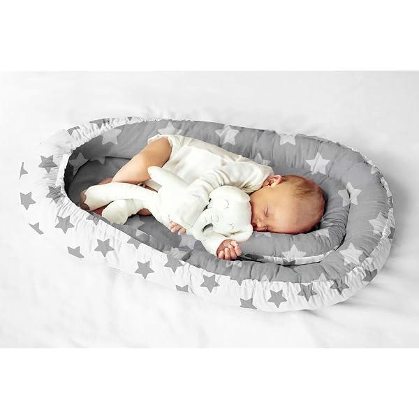 Multifunktionales Babynest Kokon – 100% Baumwolle, Antiallergisch, 50x80 Cm, Für Sicheren Schlaf
