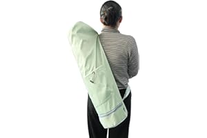 VLFit Sac Yoga Tapis Rangement pour Tapis de Yoga Sac de Yoga Sac pour Tapis de Sport Séparation Humide et Sèche Ochette à Cordon pour Bouteille d'eau et Poches Latérales Zippées