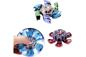 Echehi Lot de 3 Fidget Spinners à Ouverture et Fermeture Automatiques, Compagnon Ultime pour Anti Stress et se Concentrer, pour Enfants et Adultes. GRB