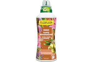 Algoflash Engrais Liquide Plantes Méditerrannéennes, Utilisable en Agriculture Biologique - 1 L, Marron