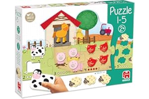 Jumbo GOULA - Telpuzzel 1-5 - Kinderpuzzel - Peuters vanaf 2 Jaar - Nederlands - Leren tellen
