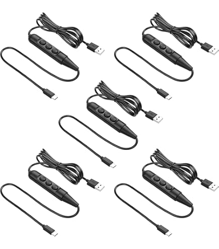 RIITOP Cavo USB C Con Interruttore ON/OFF - 1 Metro, 10 Gbps, Ricarica PD 60W, Video 4K, Per Privacy E Risparmio Energetico - 4