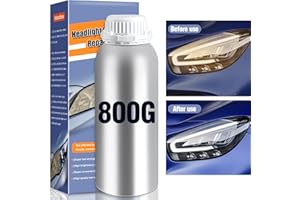 SPINNE Lucas 800g Rinnova Fari Auto, Polimero Liquido Fari, Kit Lucidatura Fari Auto/Lucida Fari Auto/Kit Rinnova Fari Auto/Polimero Liquido Fari Kit/Kit Polimero per Fari-Bottiglia di Ricarica