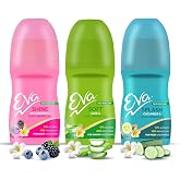 Eva Underarm Roll On Deodorant| No Alcohol No Aluminium| Chemical Free| For Fresh,Bright & Smooth Underarms(Wild Berries,Aloe