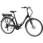 F.lli Schiano E-Moon, Bicicleta Electrica de Ciudad, 26", Batería 36V 13Ah Extraíble, Motor 250W 40Nm, Bici Electrica Urbana,