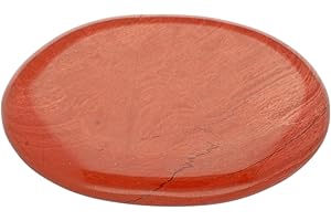 Lebensquelle Plus - Piedra de cristal (3-5 cm, incluye tarjeta de piedras preciosas), color rojo