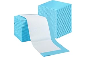 Kinmsito 100 Stück Baby wickelunterlage, Einweg Inkontinenzunterlagen, wasserdichte und auslaufsichere Unterlagen zum Schutz von Babys, Kindern, Erwachsenen und älteren Menschen(33 X 45cm)