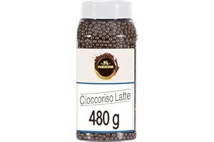 PERUGINA PROFESSIONALE Cioccoriso Latte finissimo Decorazione per Dolci, Barattolo 480 g
