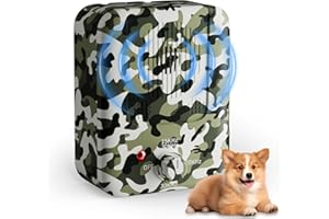 QEWEUUIE Anti Barking Device for Dogs, 3 Modes Dog Barking Deterrent Devices, 50FT Ultrasonic Stop Barking Dog Device Indoor Outdoor,Rechargeable Dog Bark Deterrent Device Stop Small Medium Large Dogs