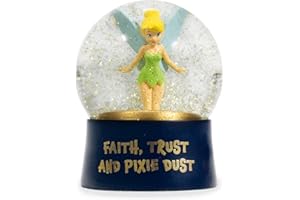 HALF MOON BAY Disney Peter Pan Tinkerbell Schneekugel in Box, 65 mm Größe