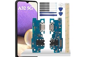 YHX-OU 6.50'' Per Samsung Galaxy A32 5G SM-A326B SM-A326BR/DS SM-A326BR SM-A326U SM-A326W SM-A326U1 SM-A326K SCG08 SM-S326DL Connettore Dock Porta di Ricarica Charger Port + Strumento di installazione