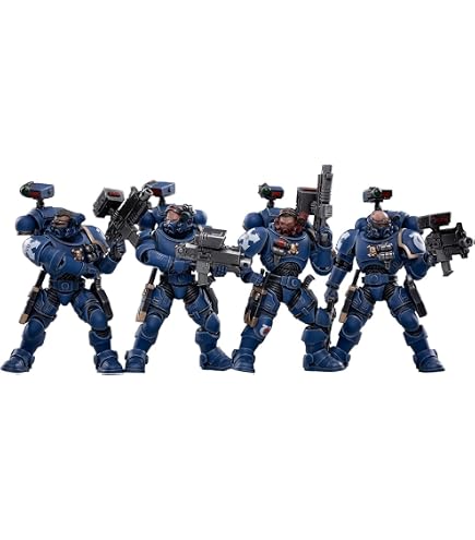 JOYTOY Warhammer 40k Blood Angels Dawnbreaker Cohort Set 4 Figure 1/18 12cm