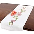 VERVACO Kit Centrotavola Ricamo Prestampato LAVANDA Set Ricamo Biancheria Da Tavola ca. 35 x 95 cm Set Fai Da Te Creativo Size Kit Hobby Creativi Adulti Casa Decor Embroidery Embroidery Runner