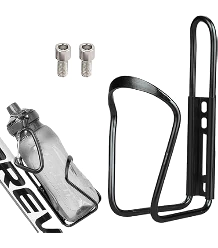 Portaborraccia Per Bici In Alluminio - Regolabile, Per Bottiglie Fino 7.5cm