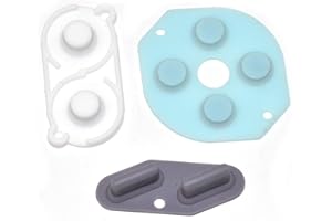 THE TECH DOCTOR Gameboy Silicon Buttons for DMG-01 Classic Gameboy (Silicon Button Set)