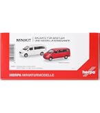Herpa Kit de modélisme MiniKit : Mercedes-Benz Sprinter Bus toit haut, blanc, miniature à l'échelle 1:87, pièce de collection, kit pour modélisme, plastique Herpa Kit de modélisme MiniKit : Mercedes-Benz Sprinter Bus toit haut, blanc, miniature à l'échelle 1:87, pièce de collection, kit pour modélisme, plastique