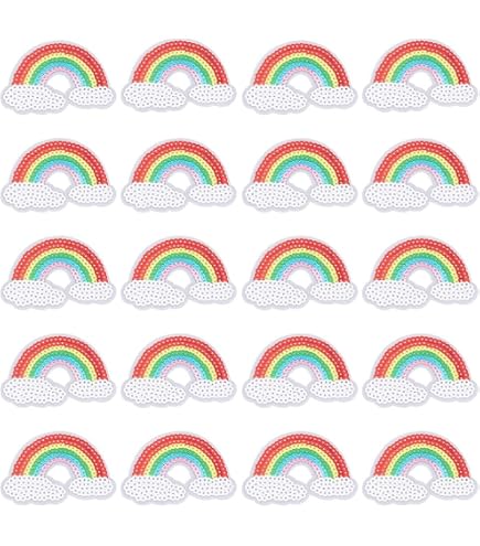 Wixine 4Pcs Bee Embroidered Patches - Sequins, Rhinestones, Beads, Sew-On Or Iron-On For Jackets, Bags, Hats