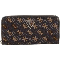 GUESS Damen-Geldbörse SWBG85 00146 – Elegante Schwarze Portemonnaie Aus Polyurethan Mit Praktischer Fächeraufteilung
