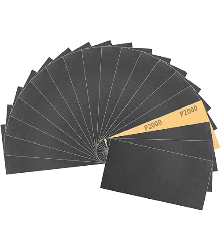 FOGLI ABRASIVI MOUSE carta vetrata 60-2000 # grana per dettaglio levigatrice palma EUR 13,49