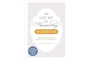 The Lost Art of Handwriting Workbook: Practice Sheets to Improve Your Penmanship