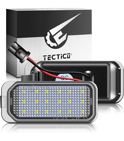 Éclairage De Plaque D'immatriculation Pour DACIA LOGAN (2004.7-2009.1) - Référence 7700433414, Qualité Remplacement