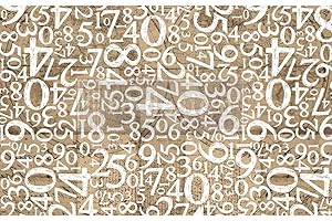 Redesign with Prima, Redesign Decoupage Decor carta velina numeri incisi, 1 foglio (48,3 x 76,2 cm) Redesign carta velina decoupage 655350655747