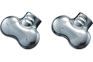 Kuryakyn 1294 Motorcycle Accent Accessory: Front Caliper Cover for Kawasaki, Suzuki, Yamaha Motorcycles, Chrome