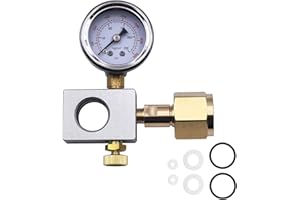 DRYHTEN Station de recharge de dioxyde de carbone avec jauge pour bouteille Sodastream DUO Terra Art Gaia Pink Cylindre Bouteille Quick Connect