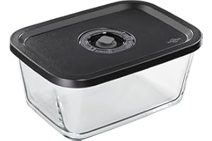 KÜCHENPROFI EasyFresh Boîte sous vide Taille L | Verre incassable | Conservation des aliments par pompe à vide | Boîte sous vide avec couvercle en plastique | Hermétique et anti-fuite | Passe au four