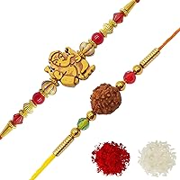 YouBella Rakhi Combo for Brother (Multi-Colour) (YBRK_69)