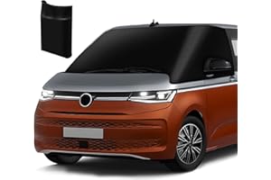 MaxAwe für VW T7 2021-2024 Auto Windschutzscheiben Abdeckung, 600D Wasserdicht Sonnenschutz Frontscheibe Thermomatten, Blackout Anti-UV/Frost/Ice/Staub Wrap Cover