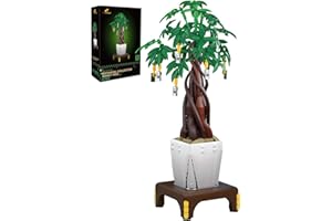‎JMBRICKLAYER JMBricklayer Bonsai-Baum-Bausatz für Erwachsene 20008 - Geldbaum-Bauspielzeug zum DIY Projekte, Pflanzen Home Deko Set, Botanical Collection Klemmbausteine Sammel-Set – Geschenk für Frauen Männer