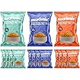 Madmix Millet Bhujia | 100% Baked Bhujia | Diabetic Snack | High Protein Vegan Snack |Namkeen |Farsaan |Healthy Snacks for Kids School Tiffin | Pack of 15 (25g X 15)