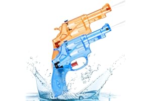 Chalyna 2 Pack Mini Water Guns Red Potato Pistol Plastic Toy Pistol for Adults Beach Pool Outdoor Activities Birthday Party Supplies(Cute Style)