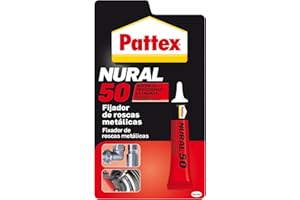 Pattex Nural 50, fijador de roscas metálicas, anaeróbico, 1 Tubo x 10 cm³
