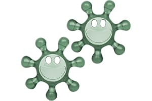 Koziol SUNNY Flaschenöffner 2er-Set | für Verschlüsse aus Kunststoff | Drehverschlussöffner | bruchfester Kunststoff, spülmaschinengeeignet | ideal für Kinder & Senioren (transparent eucalyptus green)