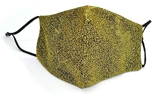 Euly Stoffmaske Mund-Nasen-Schutz Gesichtsmaske waschbar wiederverwendbar Baumwolle Damen Herren Tröpchen Schutz Anti Staub resistent gegen Speichel Staubschutzmaske 2-Lagige