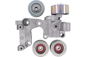 XtremeAmazing Drive Belt Tensioner and Pulley Set for Toyota Tacoma Tundra 4.0 V6 2005-2015 FJ Cruiser 2007-2009