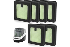 Pack of 6 HEPA filters compatible with the Baby Brezza Advanced bottle dryer and Baby Brezza Bottle Washer Pro