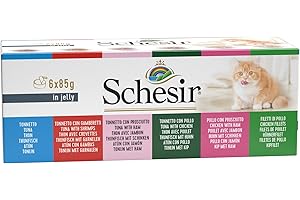 Schesir Karma mokra dla kota Natural Jelly Multipack, 1 opakowanie (1 x 510 g)