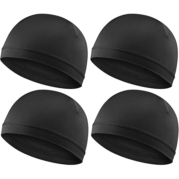 YMTWSRY 4 stuks Durag Silk Bonnet voor mannen en vrouwen zijden mutsen